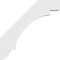 Ekena Millwork 3"W x 12"D x 12"H Standard Aspen Architectural Grade PVC Knee Brace BRCP03X12X12ASP - alternate 4